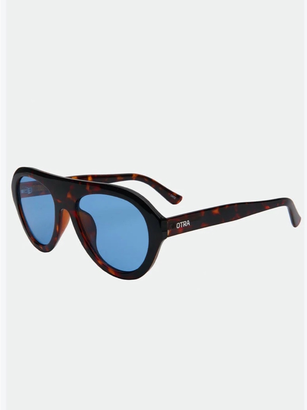 OTRA EYEWEAR $75msrp Tortoiseshell Blue Lens Sunglasses